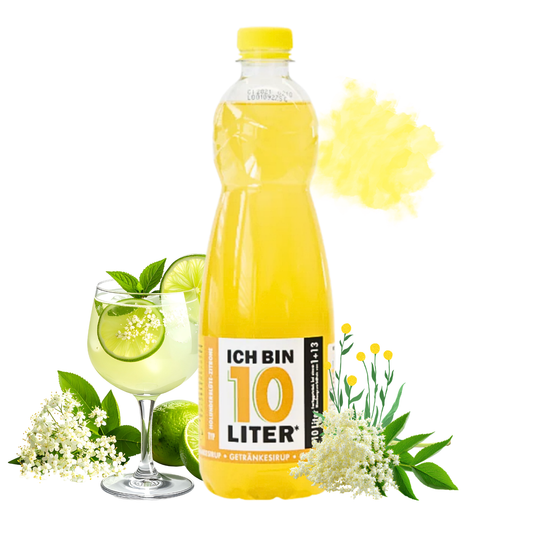 ICH BIN 10 LITER Holunderblütensirup 6 x 0,7l