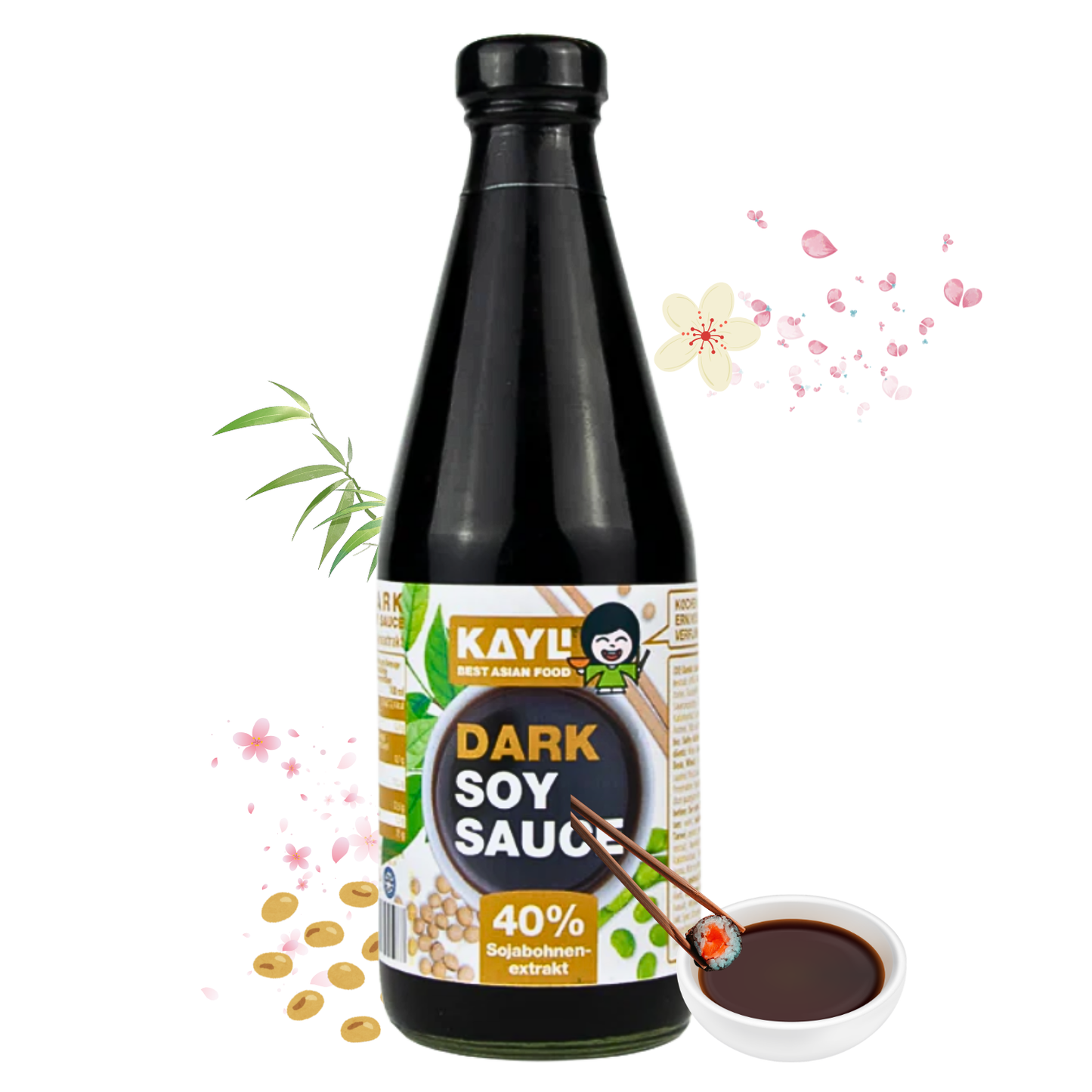 KAY LI Sojasauce dunkel 12 x 420ml