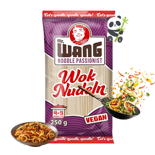 MR Wang Wok Nudeln 12 x 250g Vegan