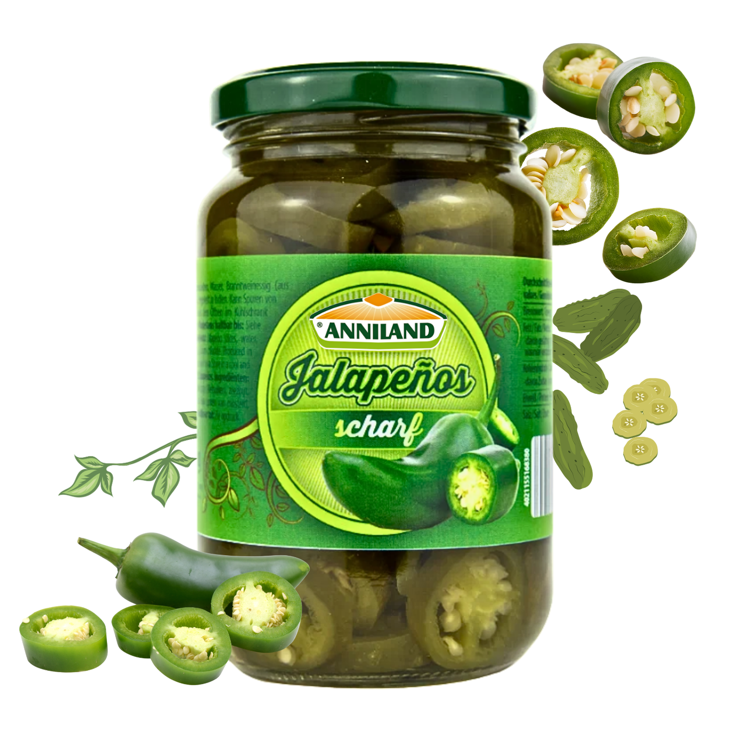 ANNILAND Jalapenos 12 x 350g