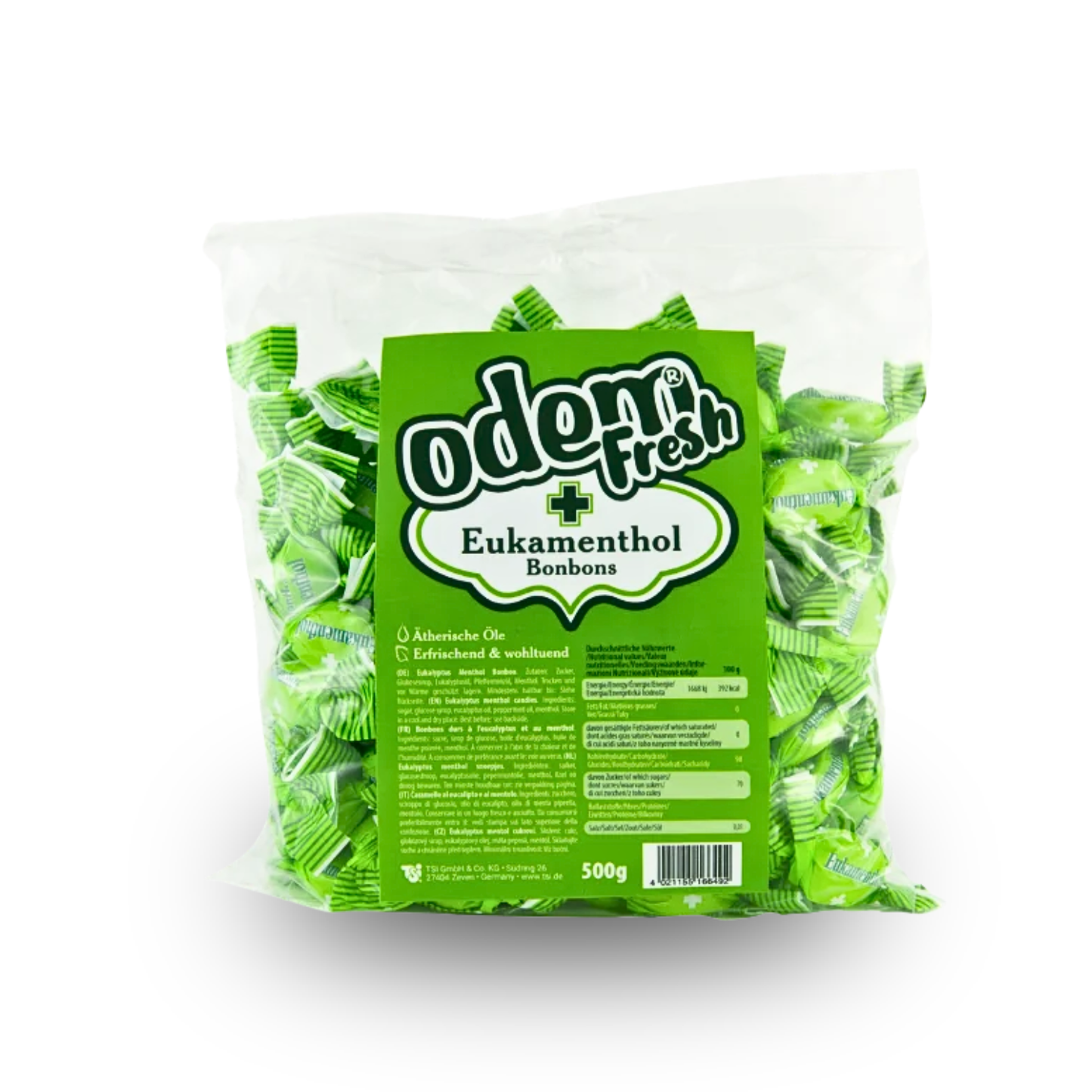 ODEM Euka Menthol Bonbons 500g