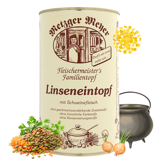 Metzger Meyer Linseneintopf mit Schweinefleisch 1,2L