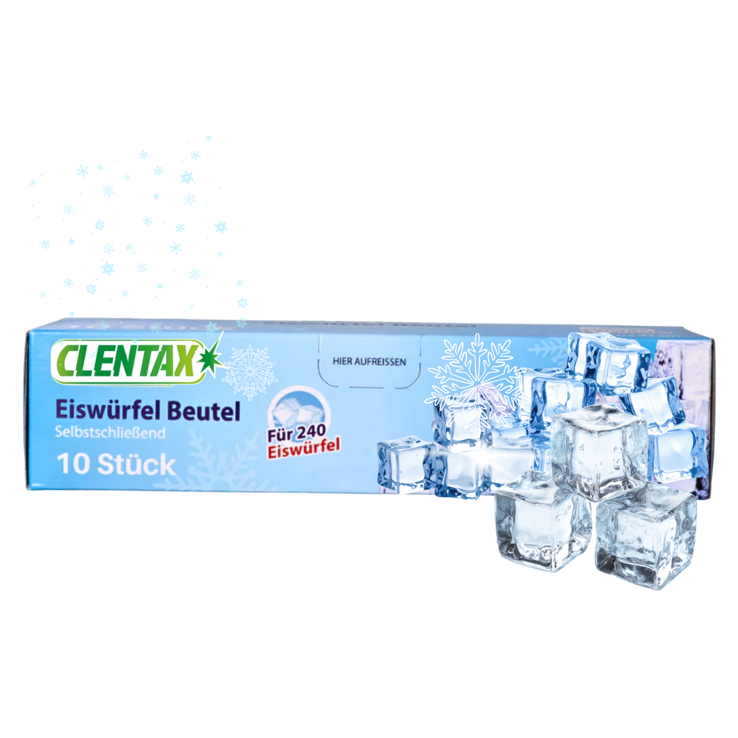 CLENTAX Eiswürfelbeutel 10 Stk