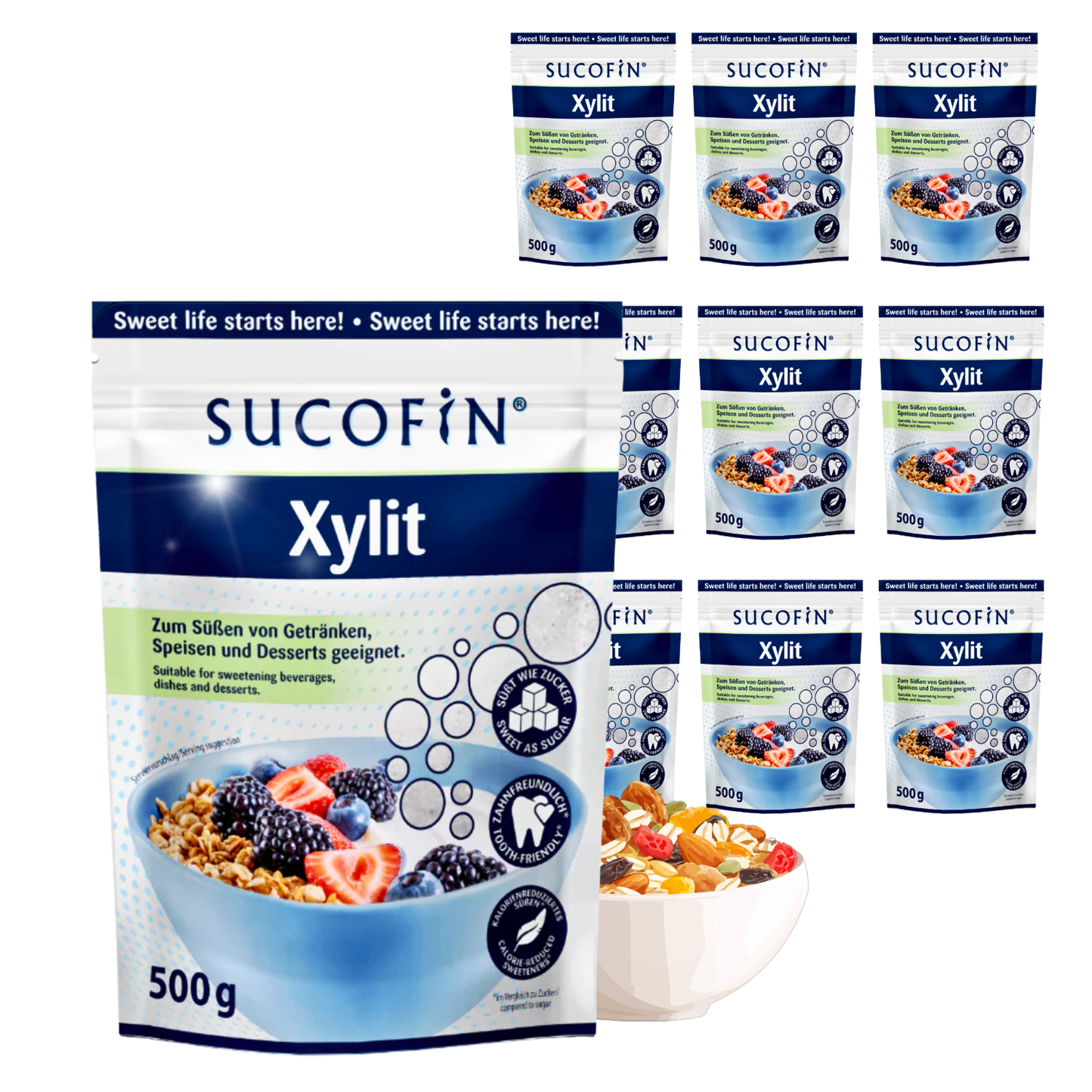 SUCOFIN Xylit 10 x 500g
