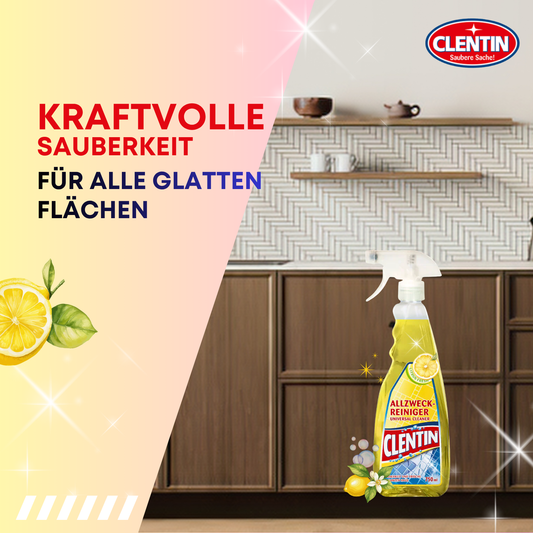 CLENTIN Allzweckreiniger Citrusfrische 12 x 750ml