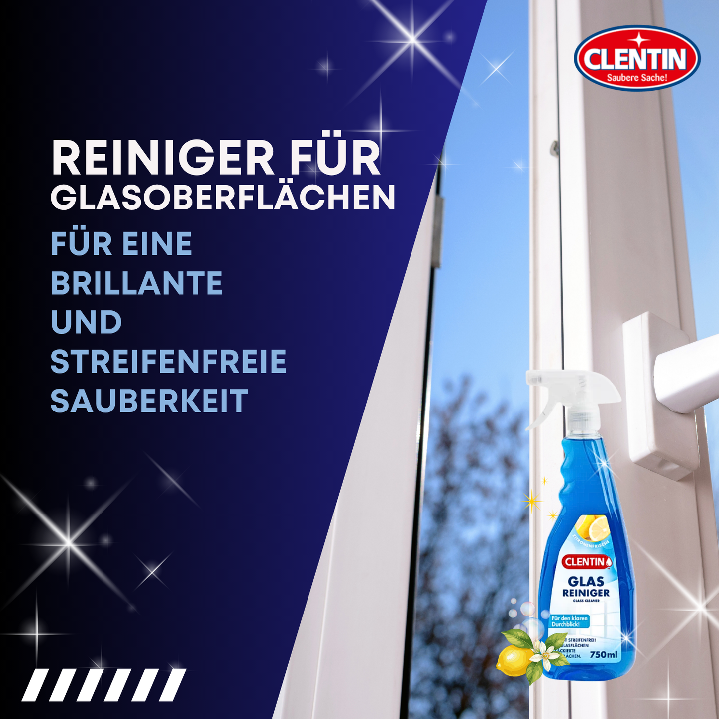 CLENTIN Glasreiniger 750ml