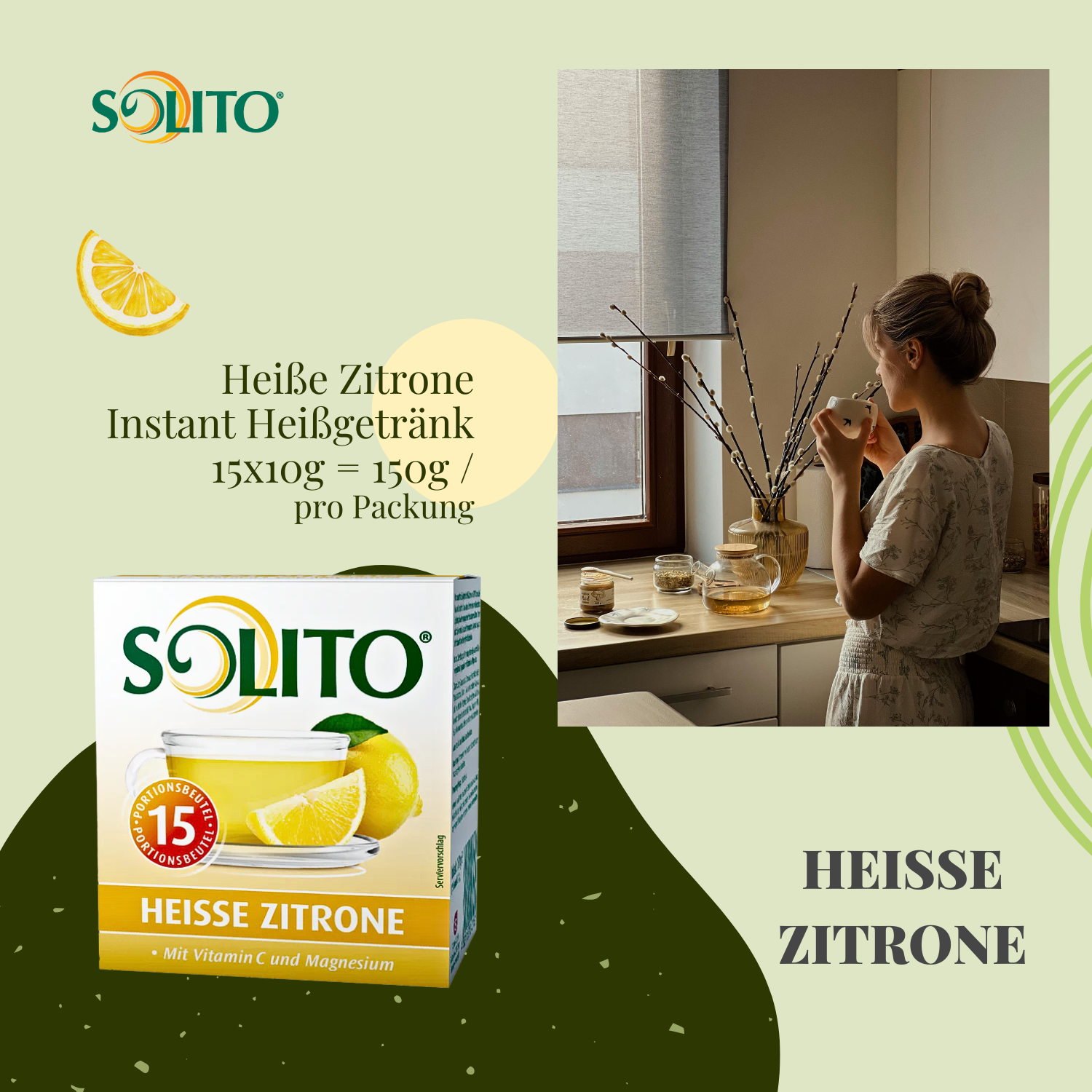 SOLITO Früchtetee Heiße Zitrone 1 x 150g