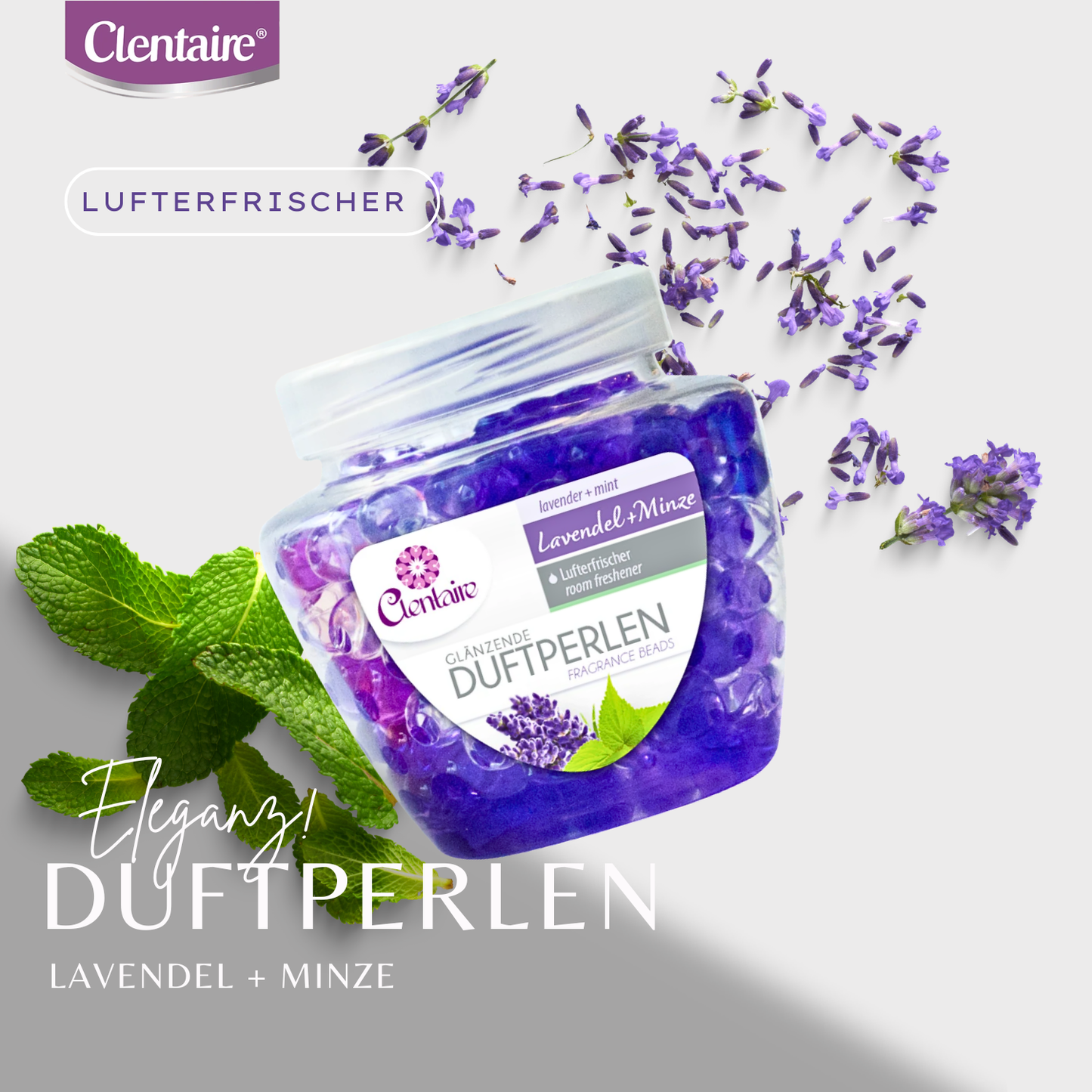 CLENTAIRE Duftperlen Lavendel + Minze 12 x 200g