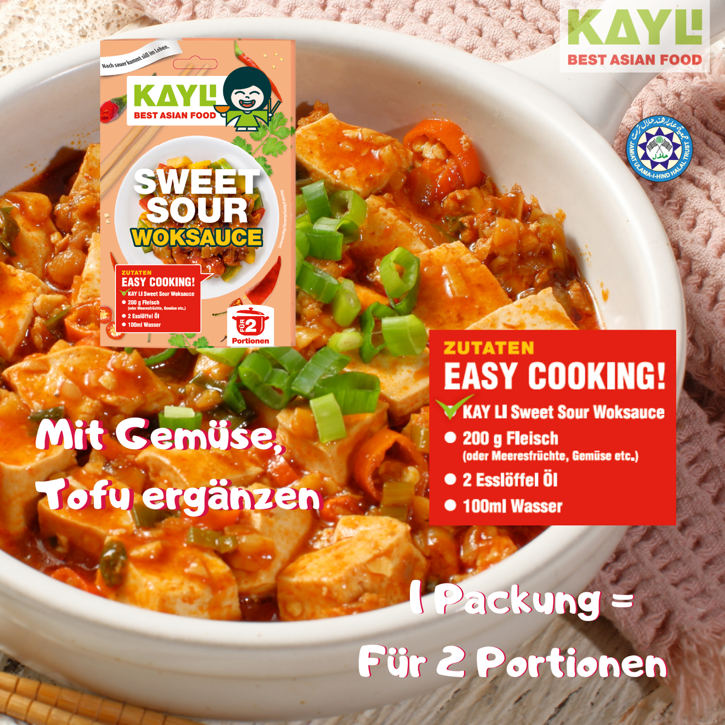 KAY LI Kung Sweet Sour Paste 15 x 50g