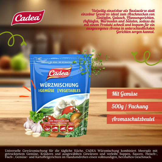 CADEA Würzmischung mit Gemüse 5 x 500g