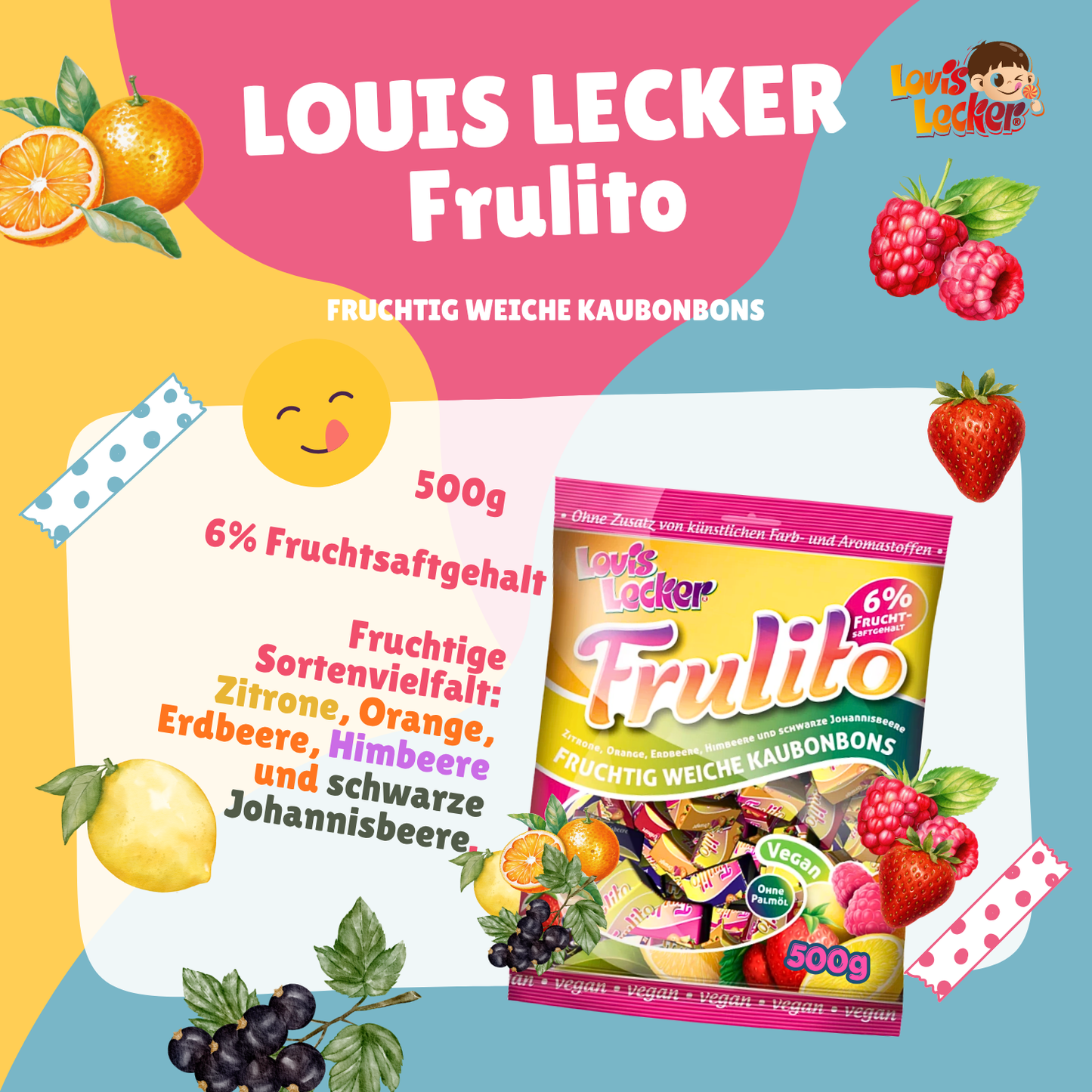 LOUIS LECKER Frulito 12 x 500g