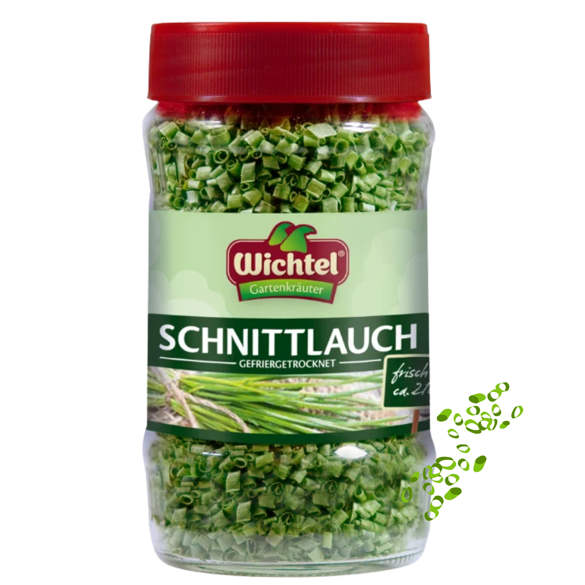 WICHTEL Gefriergetrockneter Schnittlauch – 12,5g im Glas