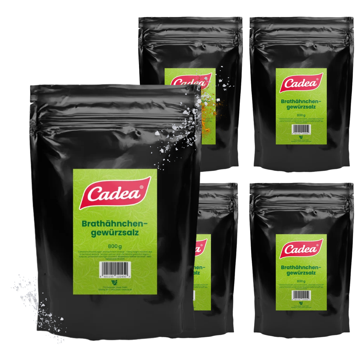 CADEA Brathähnchen Gewürzsalz 5 x 800g Beutel