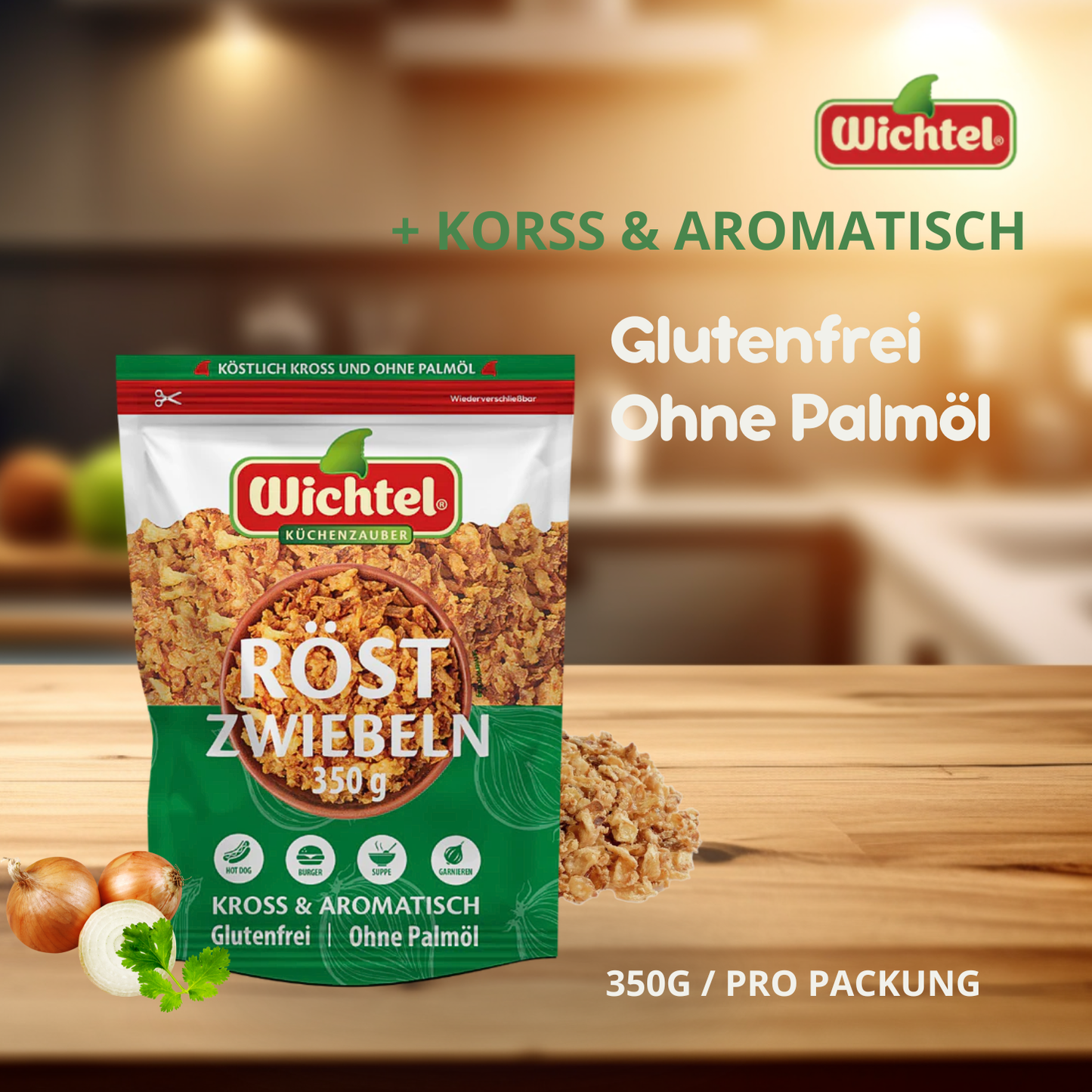 WICHTEL Röstzwiebeln 350g
