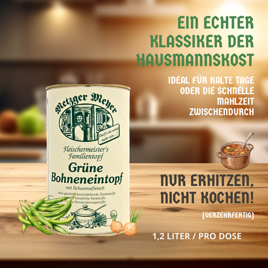Metzger Meyer Grüne Bohneneintopf 6 x 1,2L