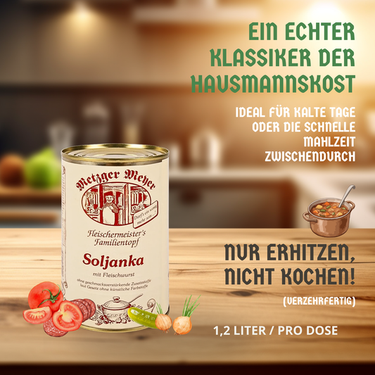 Metzger Meyer Soljanka mit Fleischwurst 1,2L
