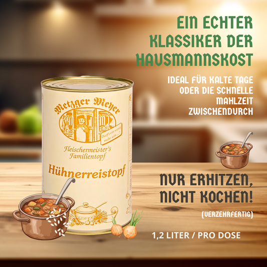 Metzger Meyer Hühnerreistopf 6 x 1,2L