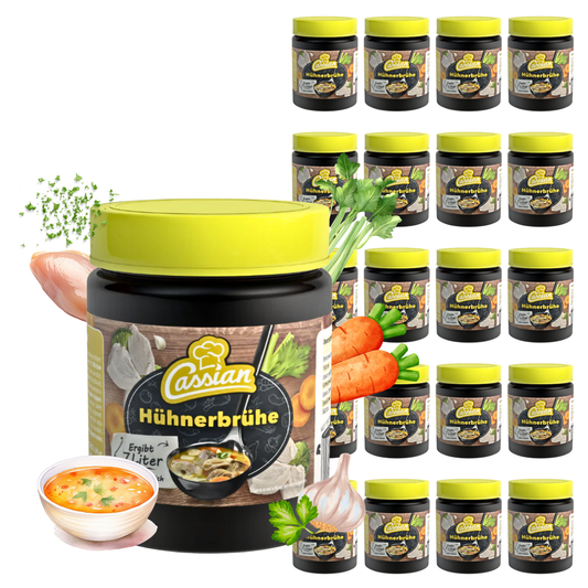 CASSIAN Klare Hühnerbrühe 20 x 140g