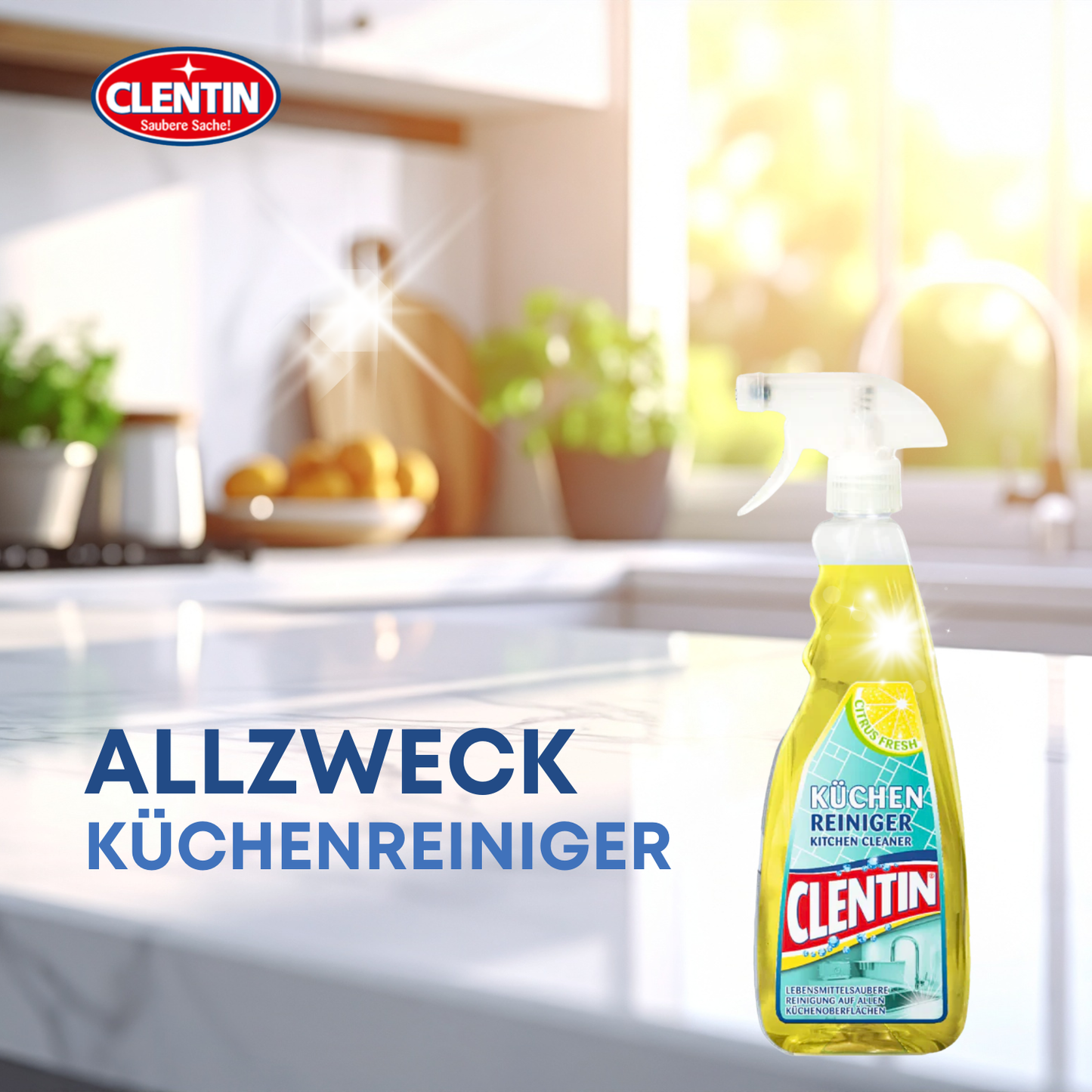 CLENTIN Küchenreiniger Zitrone 750ml