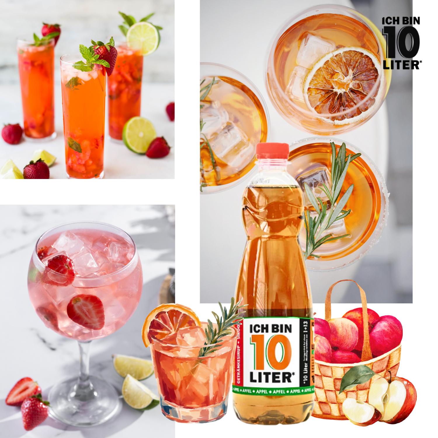 ICH BIN 10 LITER Apfel Sirup 1 x 0,7l
