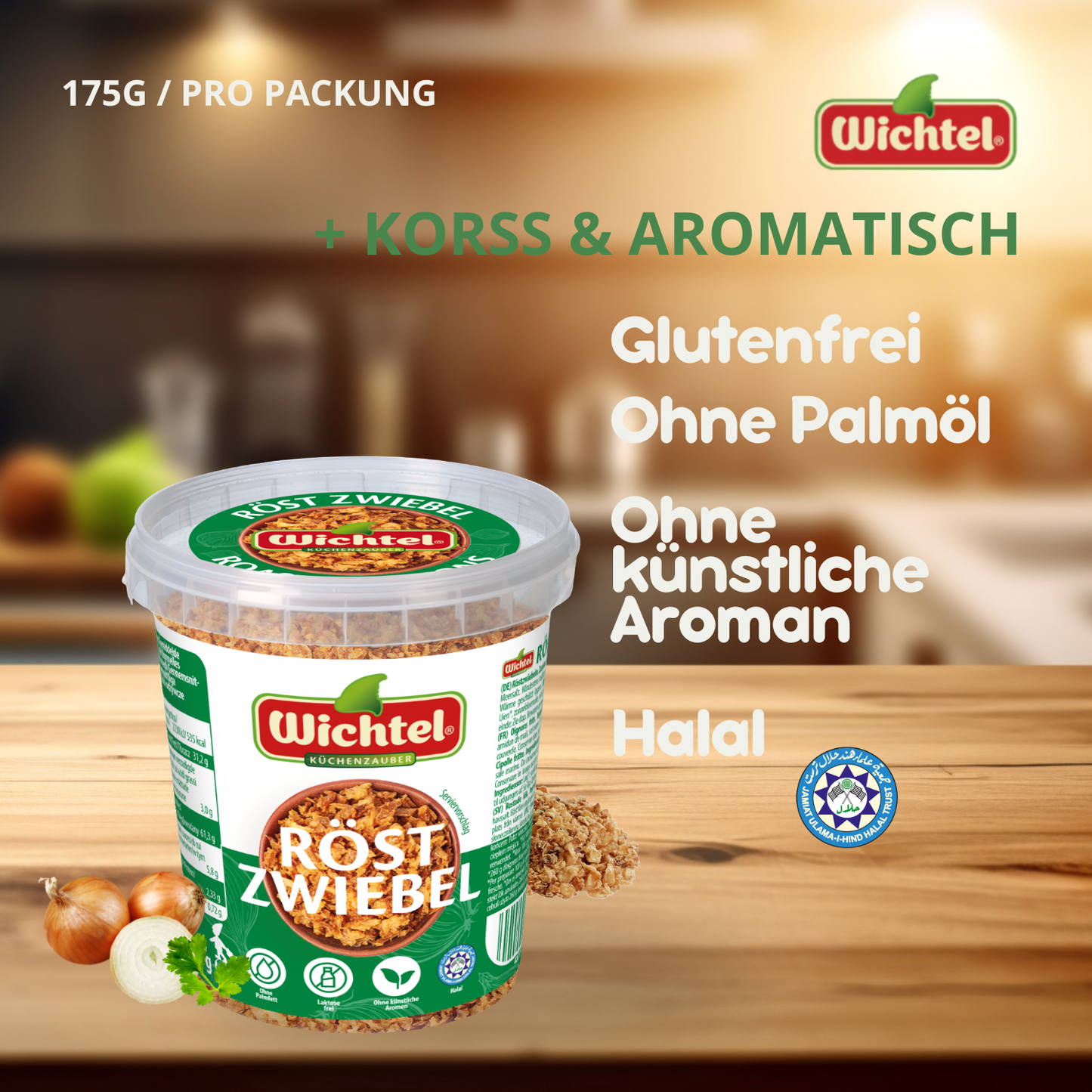 WICHTEL Röstzwiebeln 8 x 170g