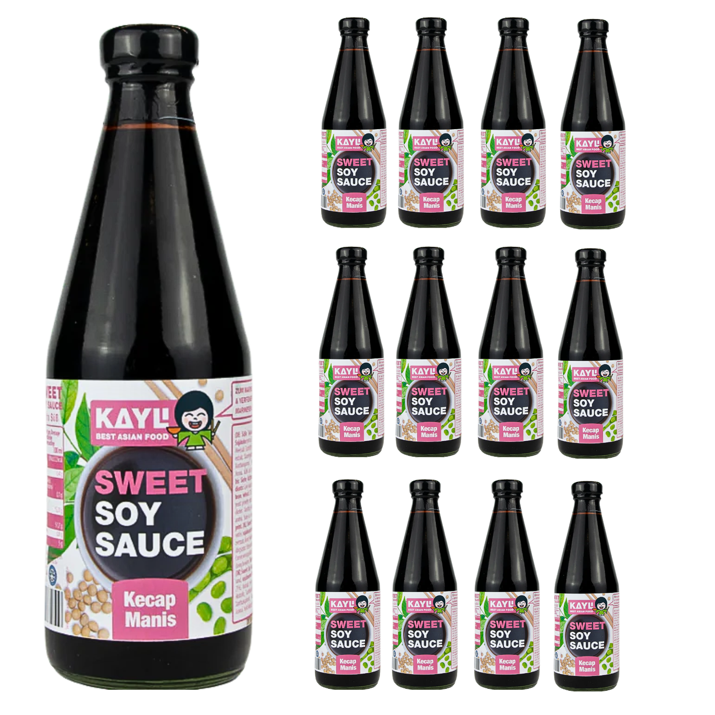 KAY LI Süße Sojasauce 12 x 420ml