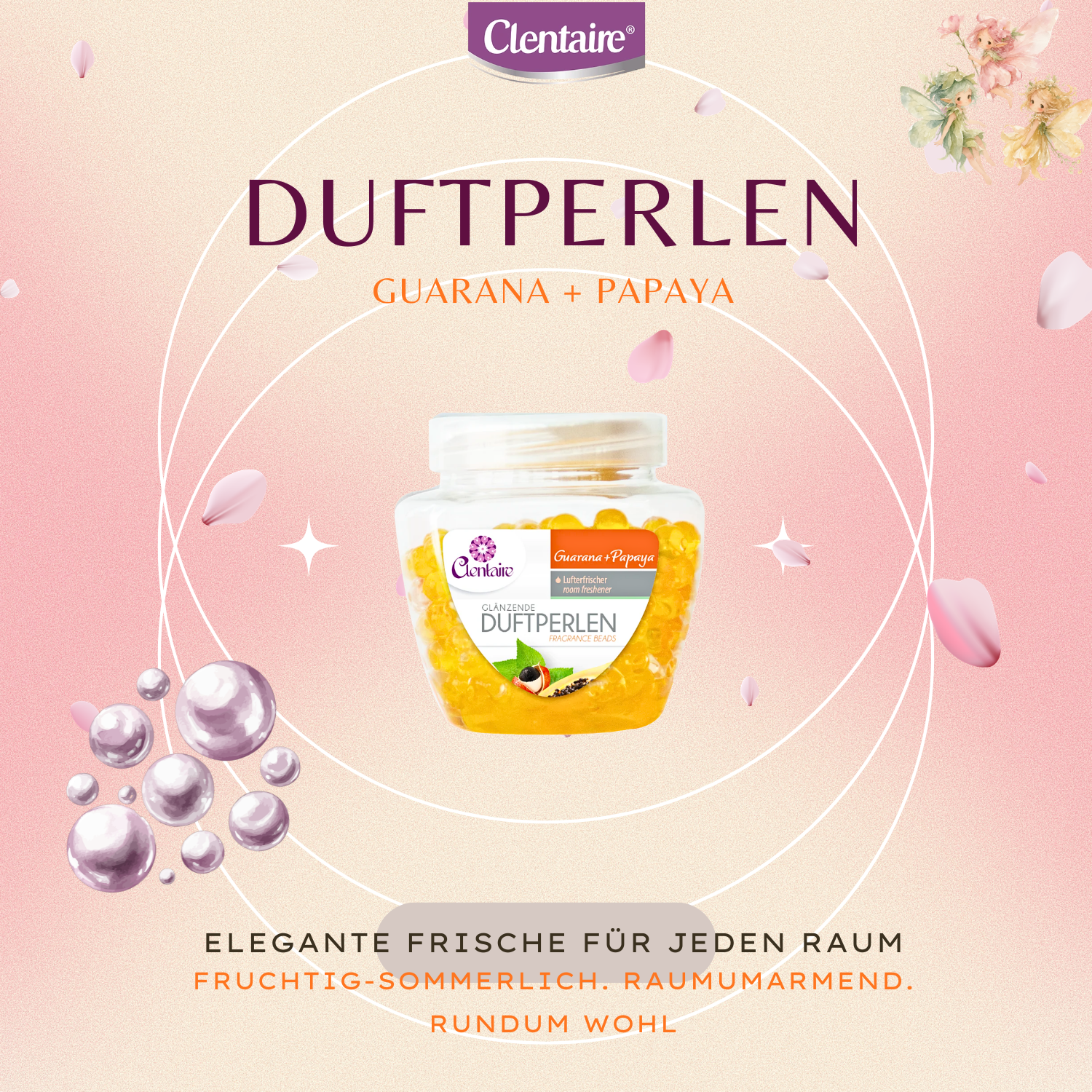 CLENTAIRE Duftperlen Guarana + Papaya 12 x 200g
