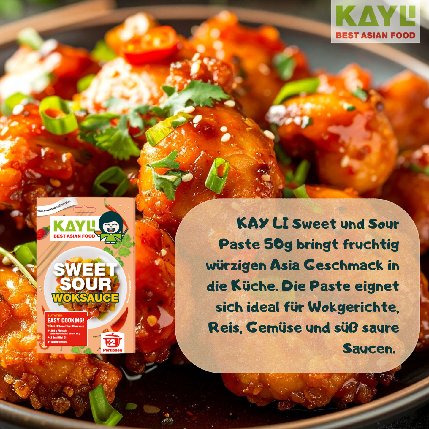 KAY LI Kung Sweet Sour Paste 15 x 50g