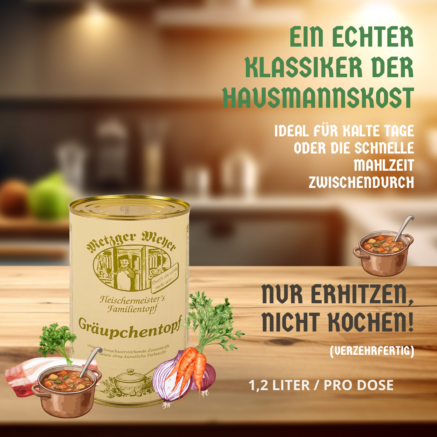 Metzger Meyer Gräupchentopf 1200ml