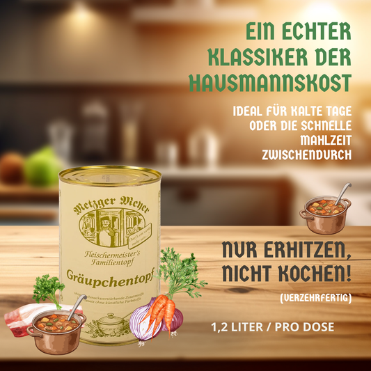 Metzger Meyer Gräupchentopf 6 x 1200ml