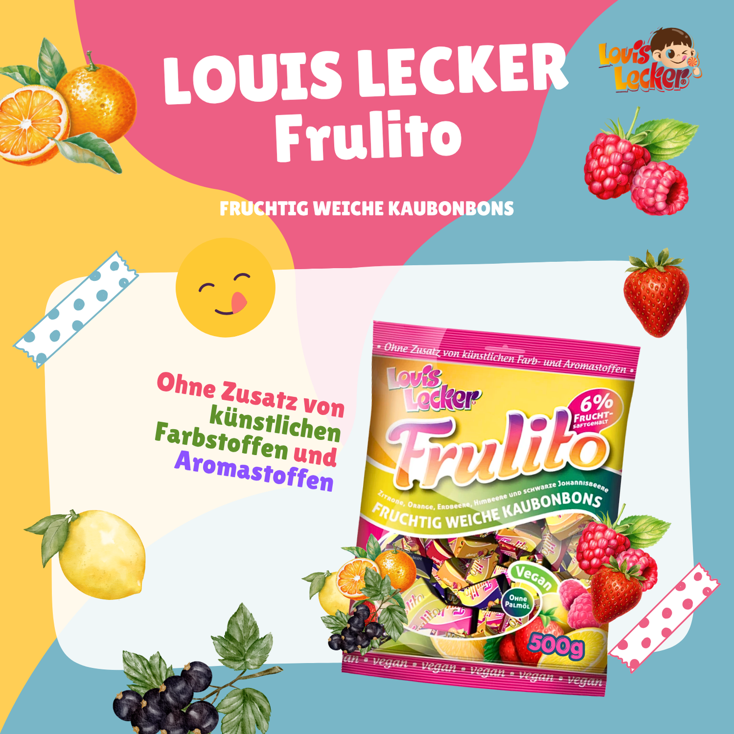 LOUIS LECKER Frulito 12 x 500g