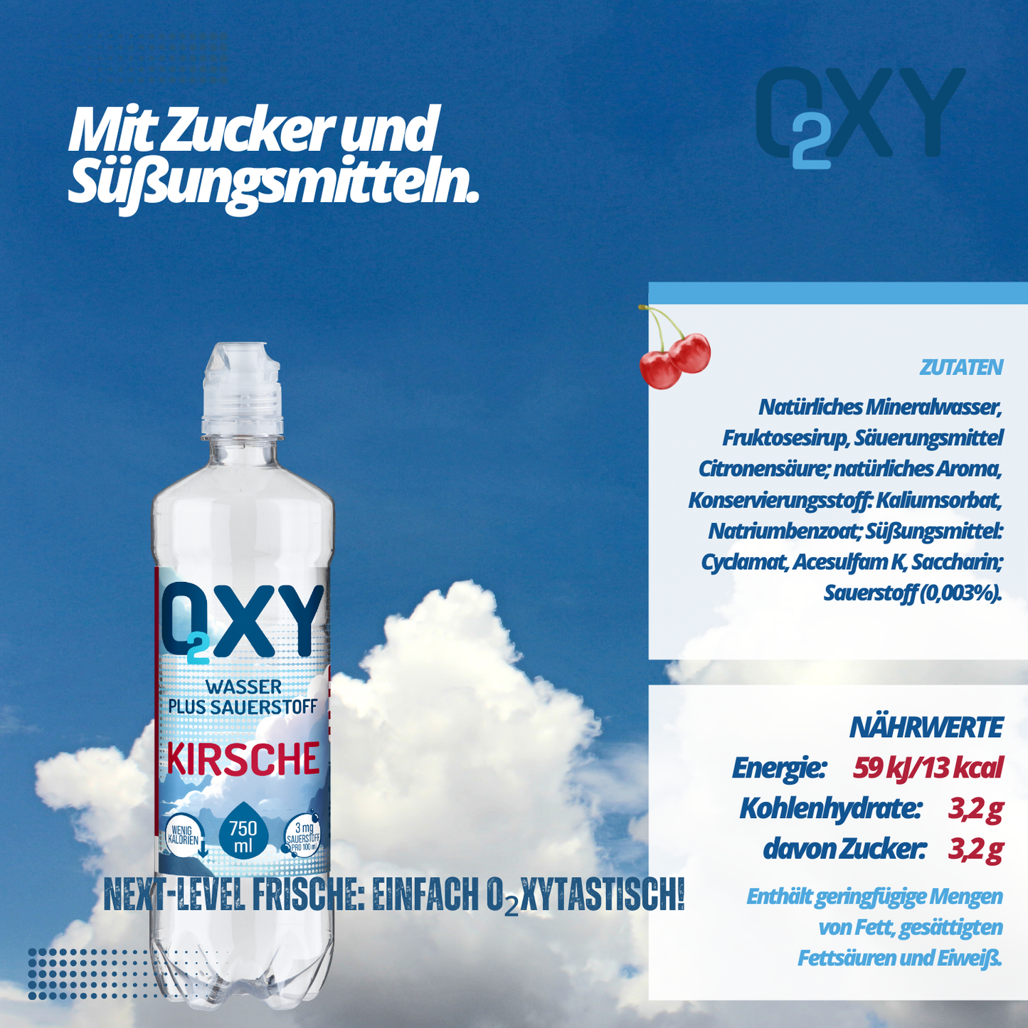 OXY O2 Cherry 10 x 0.75l