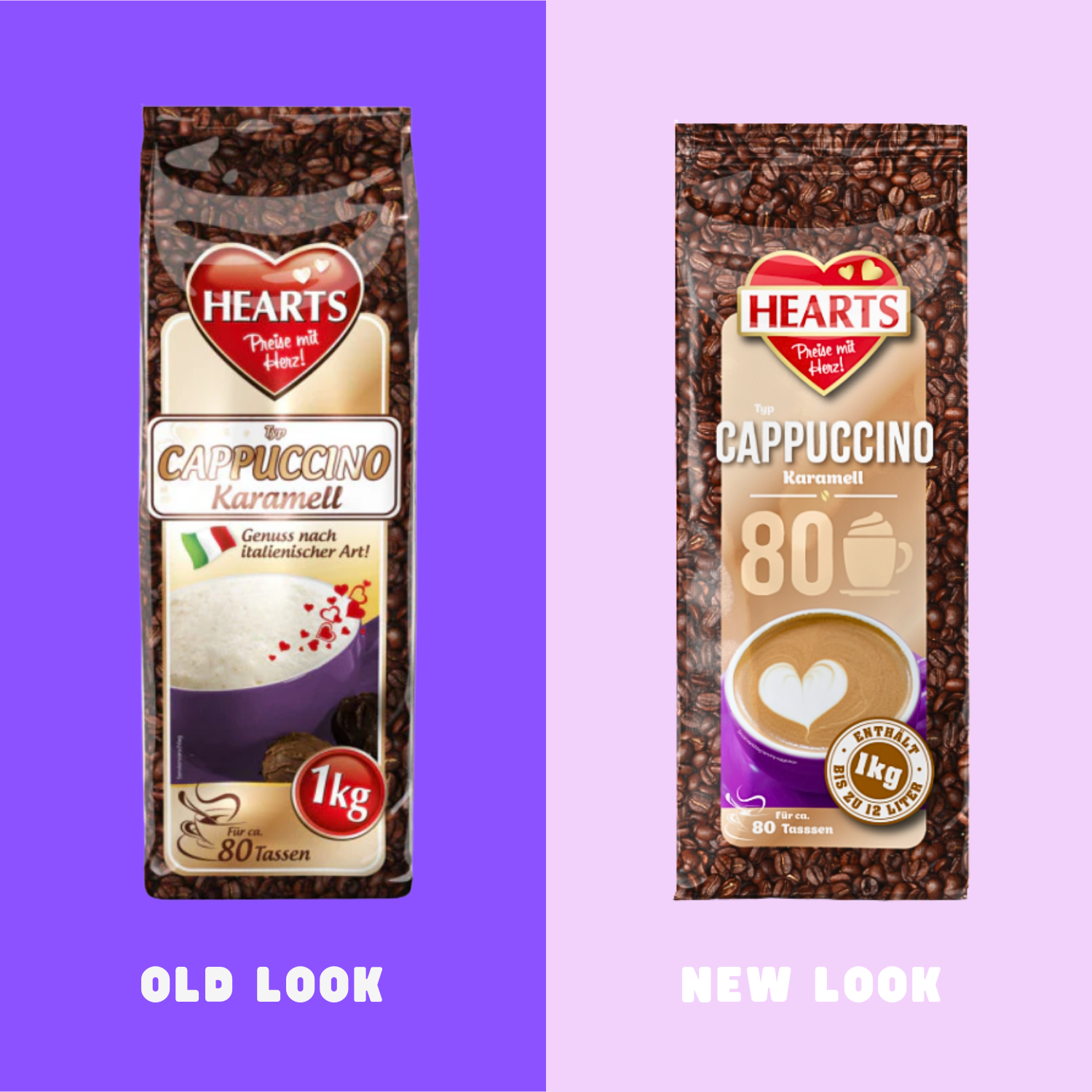 HEARTS Cappuccino Karamell 10 x 1kg