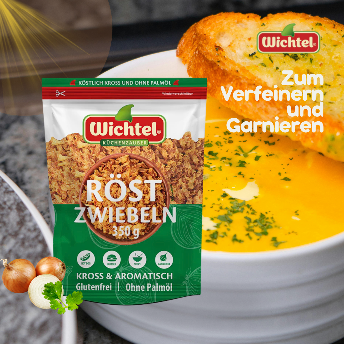 WICHTEL Röstzwiebeln 350g