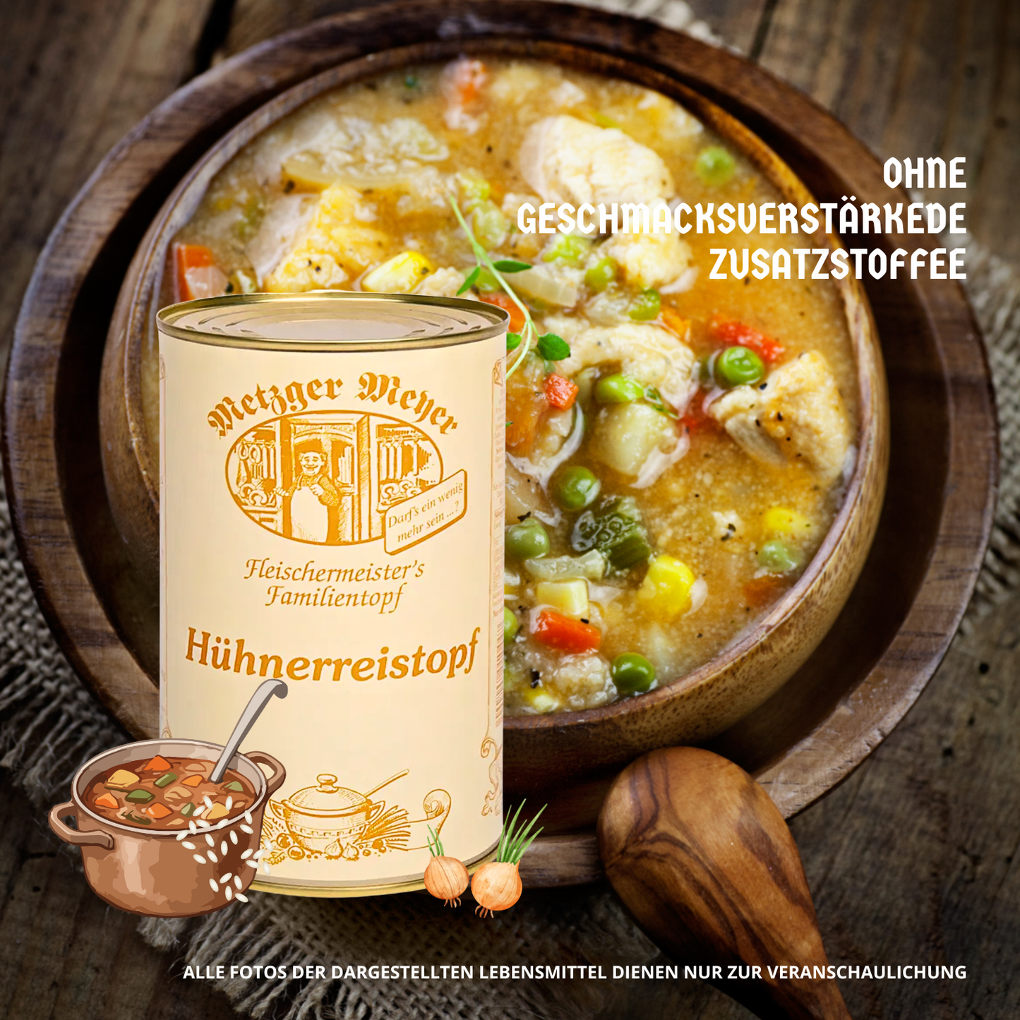 Metzger Meyer Hühnerreistopf 6 x 1,2L