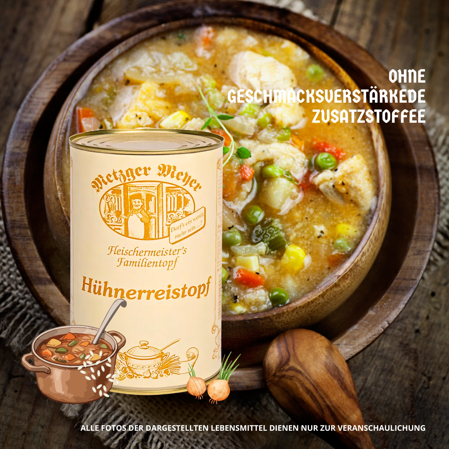 Metzger Meyer Hühnerreistopf 6 x 1,2L