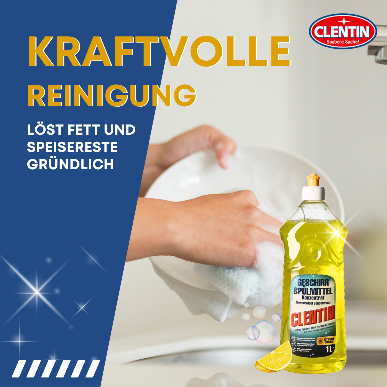 CLENTIN Spülmittel Zitrone 1000ml