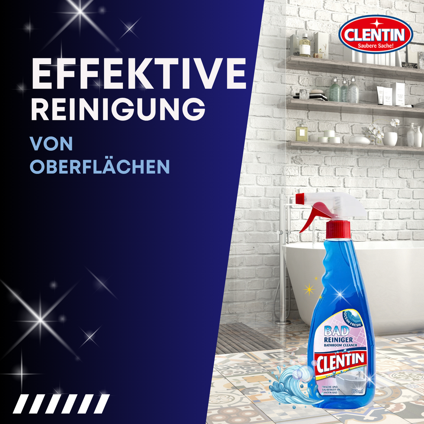 CLENTIN Badreiniger 750ml
