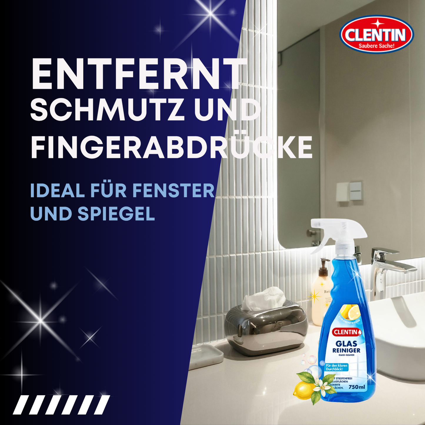 CLENTIN Glasreiniger 750ml