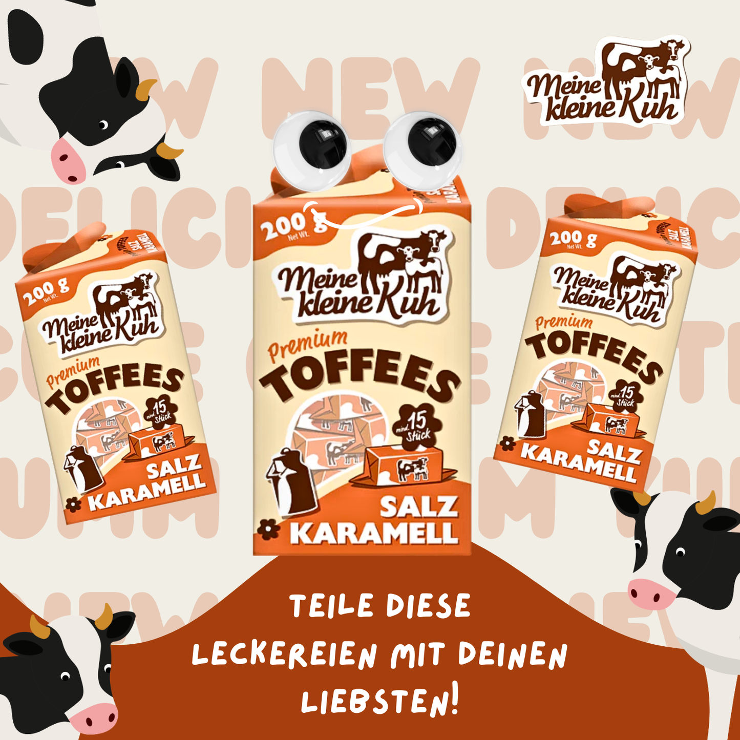 MEINE KLEINE KUH Premium Fudges Salzkaramell 200g