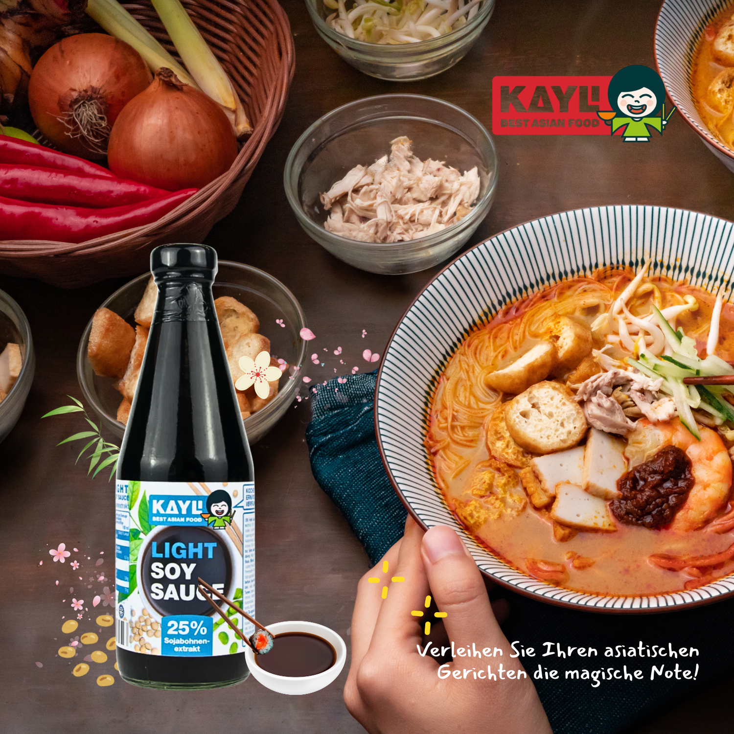 KAY LI Sojasauce hell 12 x 420ml