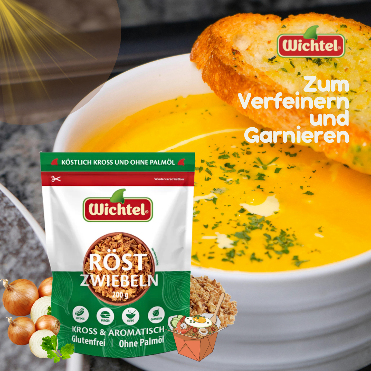 WICHTEL Knusprige Röstzwiebeln 200g