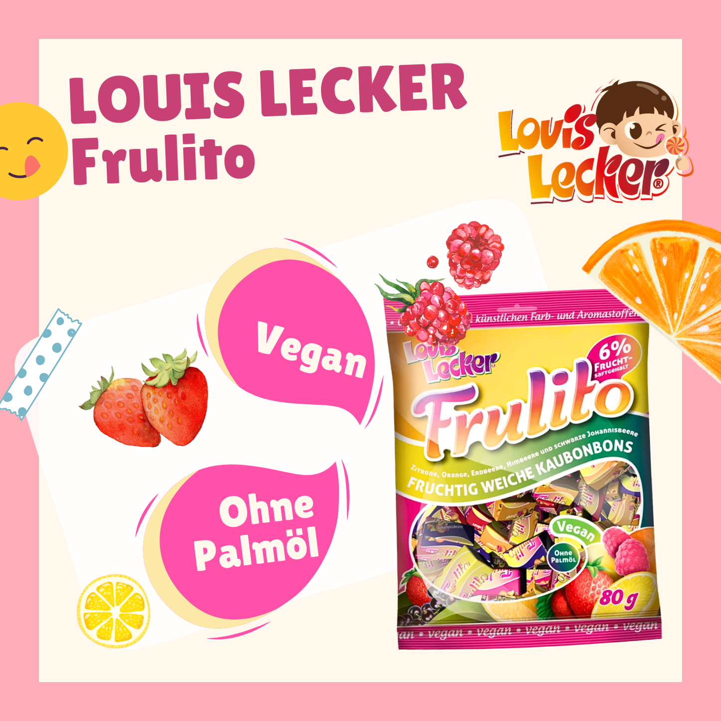 LOUIS LECKER Frulito 5 x 80g