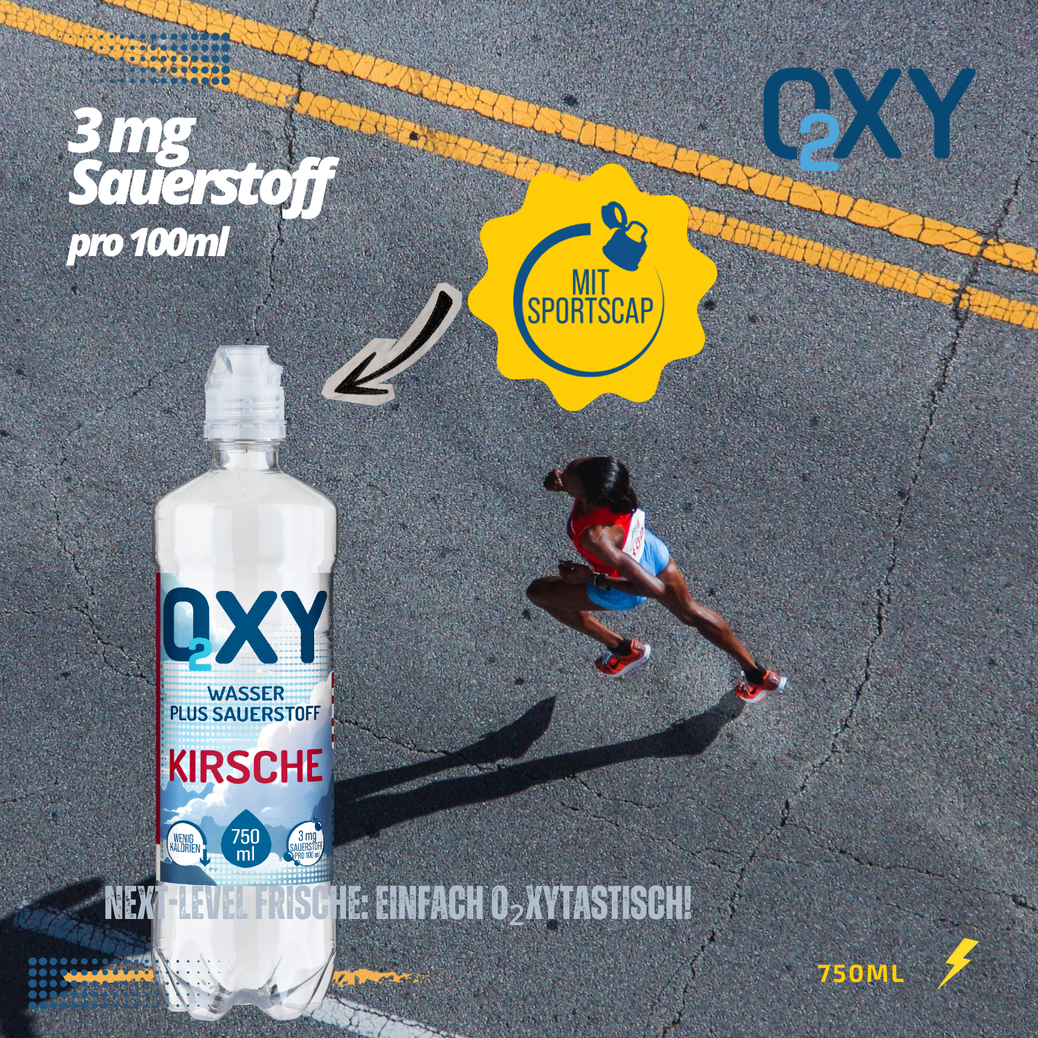 OXY O2 Cherry 10 x 0.75l