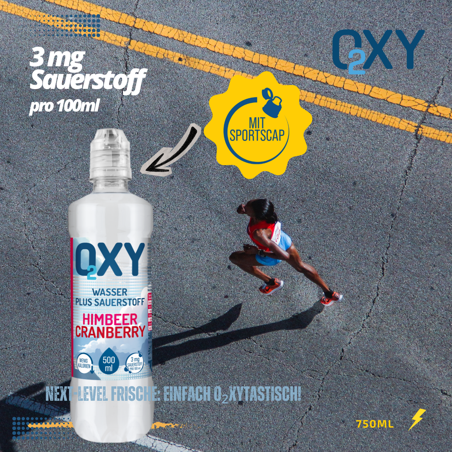 OXY O2 Himbeer Cranberry 10 x 0.75l