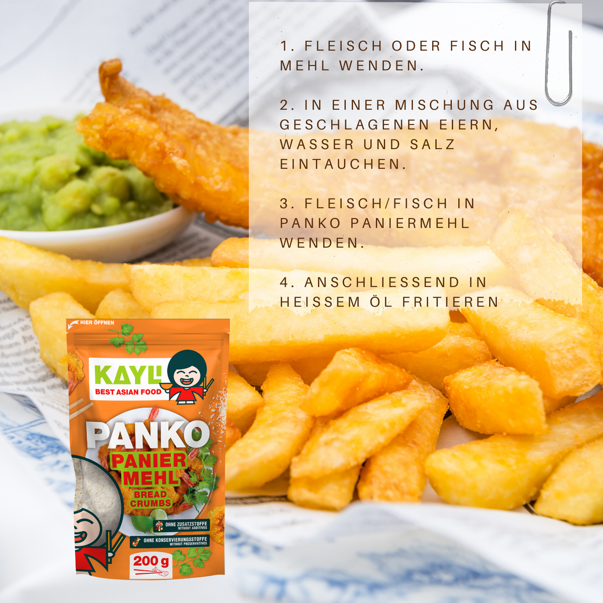 KAY LI Panko Paniermehl 200g