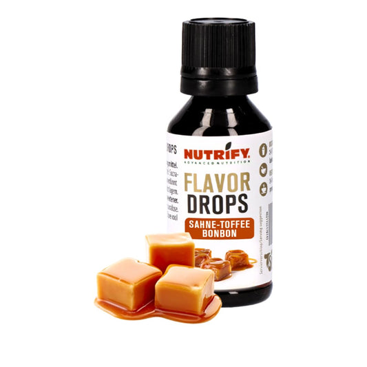 NUTRIFY Flavor Drops Karamell Toffee- 10er VPE