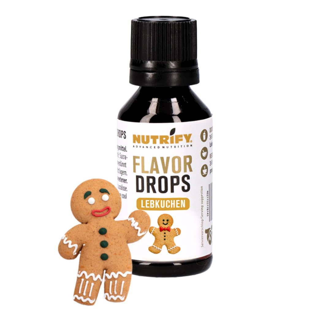 NUTRIFY Flavor Drops Sets Lebkuchen 5 x 30ml