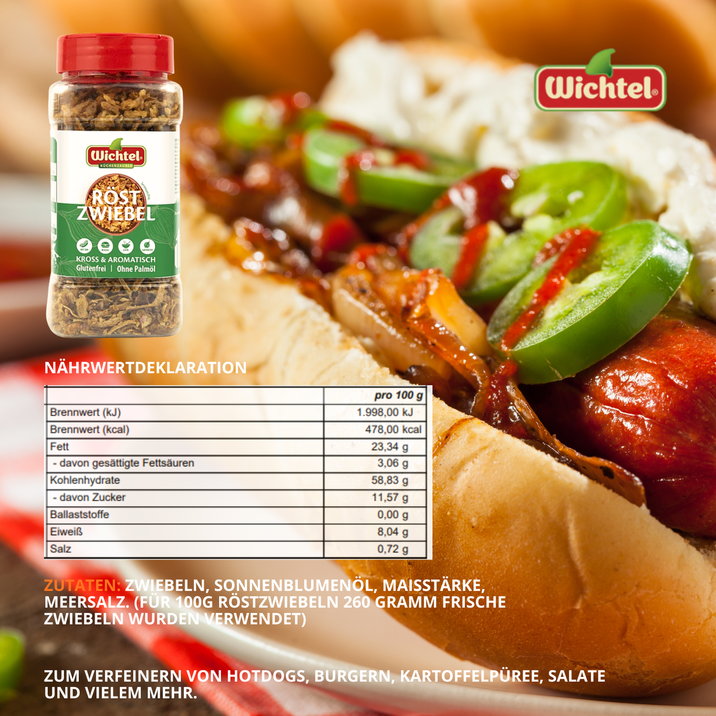 WICHTEL Röstzwiebeln 18 x 150g