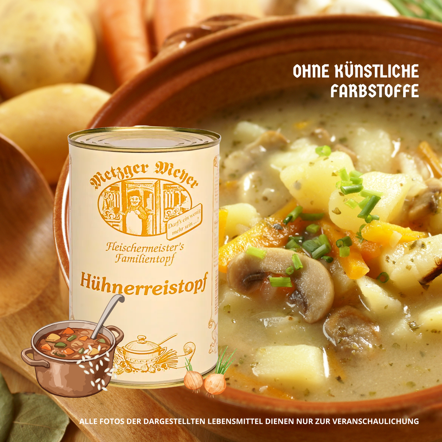 Metzger Meyer Hühnerreistopf 6 x 1,2L